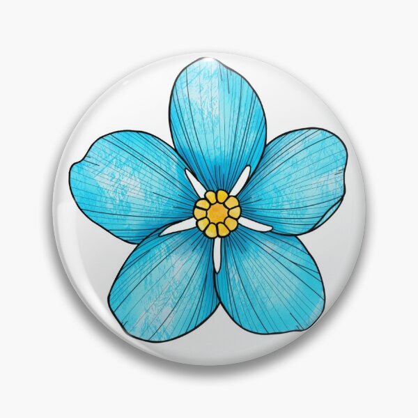 Item preview, 3 forgetmenot flowers designed and sold by ozdv.