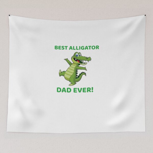 Item preview,  Best alligator dad cartoon designed and sold by Elijah5455.