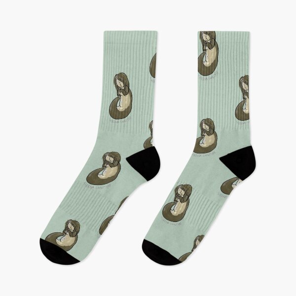 Item preview, Otter mermaid (with their favourite pebble) designed and sold by tostoini.