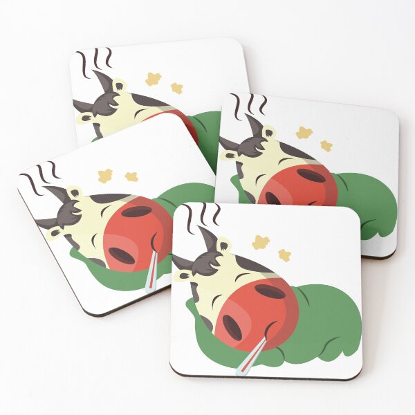 Item preview, oh my! the homestead cow has fever -Funny Cow Chop design designed and sold by Red-ElYoubi.