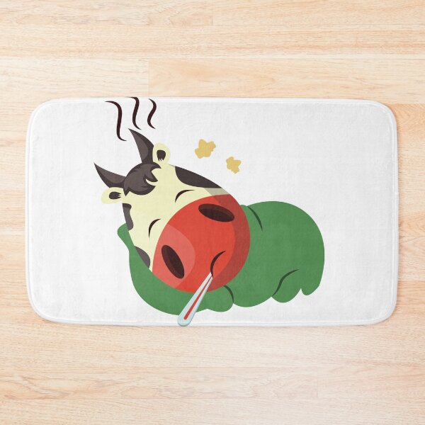Item preview, oh my! the homestead cow has fever -Funny Cow Chop design designed and sold by Red-ElYoubi.
