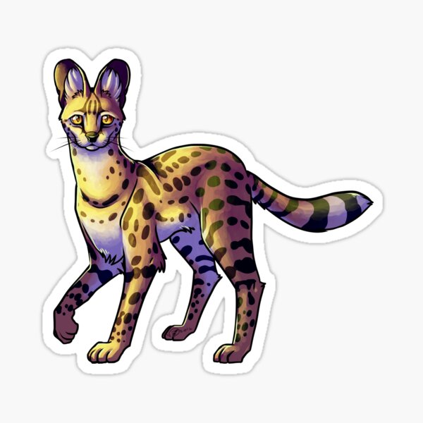 Serval Sticker