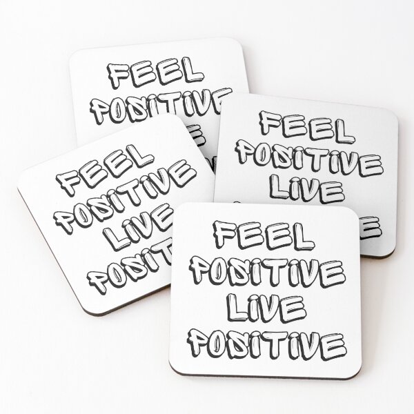Item preview, Feel Positive Live Positive designed and sold by YOYOCollection.