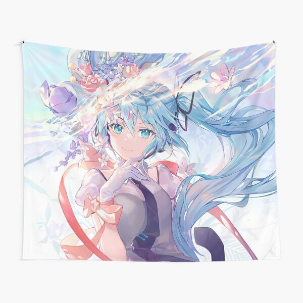 Miku Blue Sky Tapestry