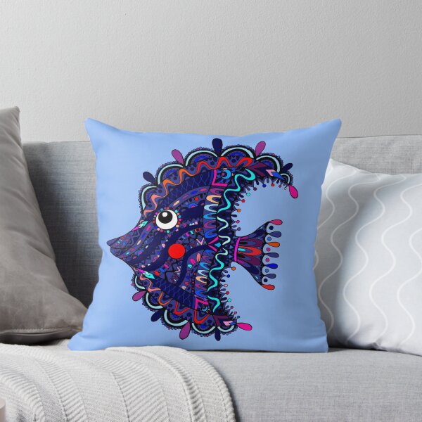 Item preview, butterflyfish guppy neon sea marine aquarium  graphic arts designed and sold by anzhelikamilisa.