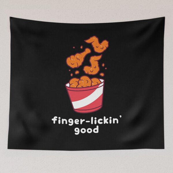 Item preview, Finger Lickin' Good Funny Fried Chicken designed and sold by TeesMii.