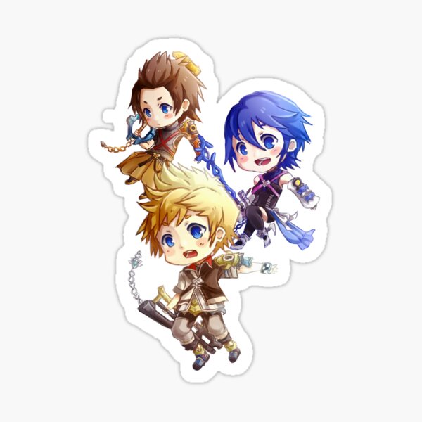Artikel-Vorschau von Kingdom Hearts Geburt durch Schlaf: Chibi, designt und verkauft von Shiroineki.