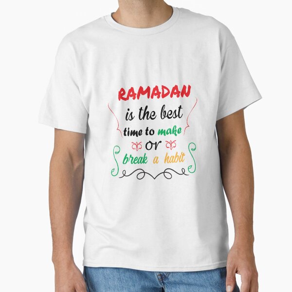Item preview, Ramadan Is the Best Time to Make or Break a Habit: Ramadan Art/ Ramadan Design/ Ramadan Quote designed and sold by Printoweb.