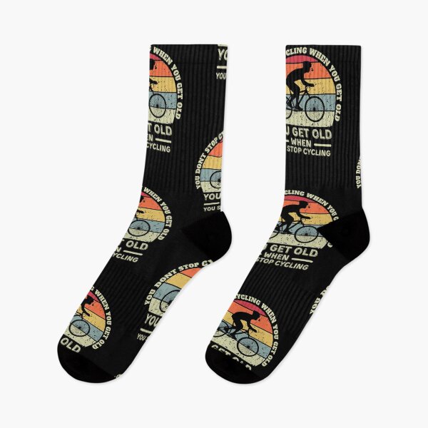 Item preview, You don't stop cycling when you get old Vintage sunset designed and sold by anassrida.