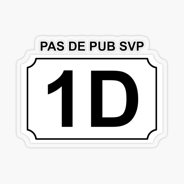 Item preview, White 1D Number Mailbox - No Advertising designed and sold by GuimaStick.