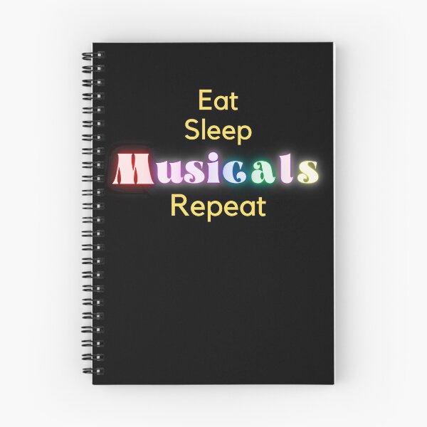 Item preview, Eat Sleep Musicals Repeat GLOWING designed and sold by moztheatre.