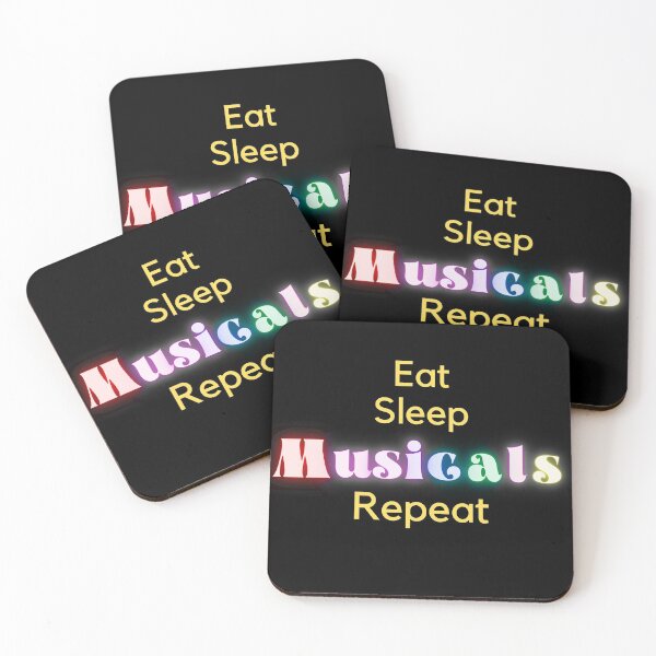 Item preview, Eat Sleep Musicals Repeat GLOWING designed and sold by moztheatre.
