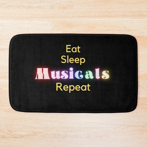 Item preview, Eat Sleep Musicals Repeat GLOWING designed and sold by moztheatre.