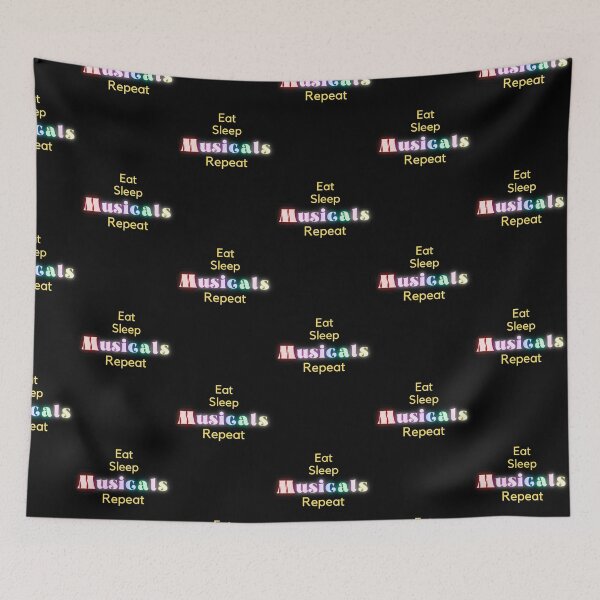 Item preview, Eat Sleep Musicals Repeat GLOWING designed and sold by moztheatre.