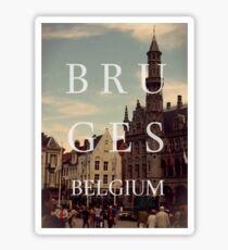Bruges, belgium Sticker