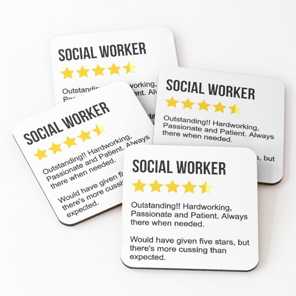 Artikelvorschau, Social Worker Review entworfen und verkauft von Renware.