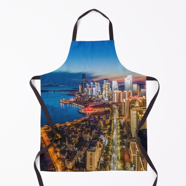 Item preview, Aerial Photography Night View Urban Architectural Landscape designed and sold by JTS STORE.