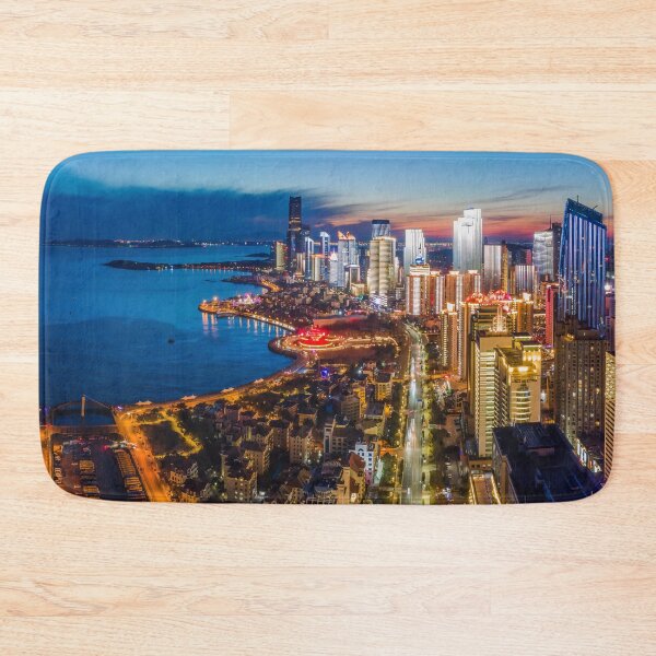 Item preview, Aerial Photography Night View Urban Architectural Landscape designed and sold by JTS STORE.