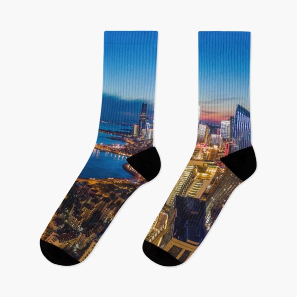 Item preview, Aerial Photography Night View Urban Architectural Landscape designed and sold by JTS STORE.