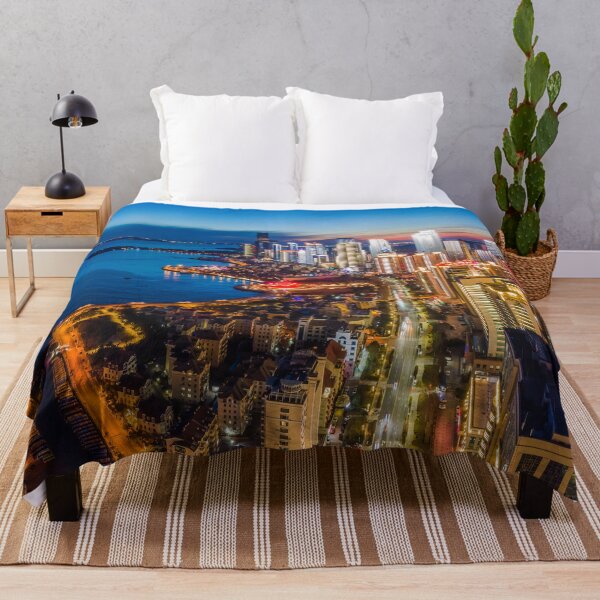 Item preview, Aerial Photography Night View Urban Architectural Landscape designed and sold by JTS STORE.
