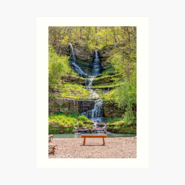 Waterfall Seat Art Print