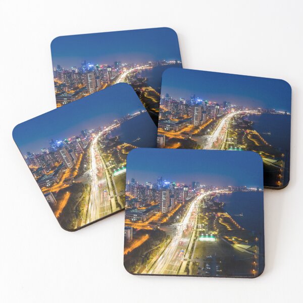 Item preview, Aerial Photography Night View Urban Architectural Landscape designed and sold by JTS STORE.