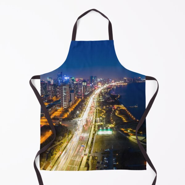 Item preview, Aerial Photography Night View Urban Architectural Landscape designed and sold by JTS STORE.