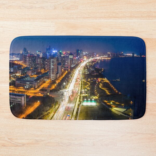 Item preview, Aerial Photography Night View Urban Architectural Landscape designed and sold by JTS STORE.