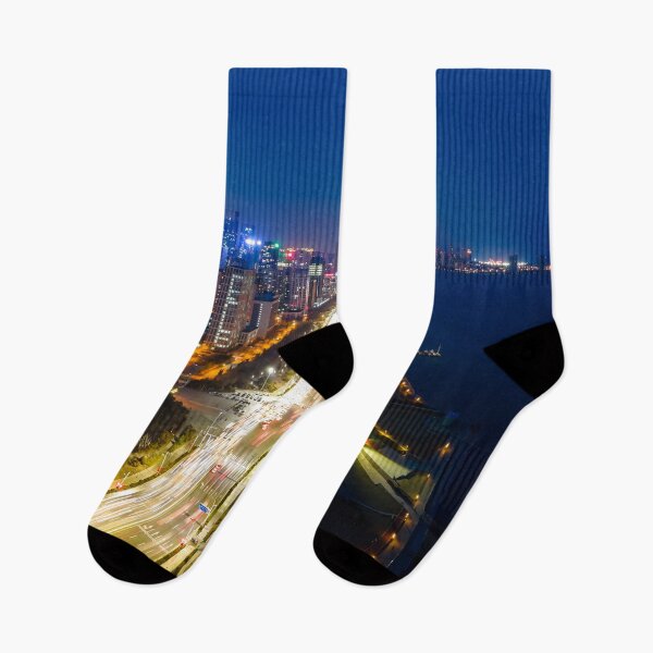 Item preview, Aerial Photography Night View Urban Architectural Landscape designed and sold by JTS STORE.