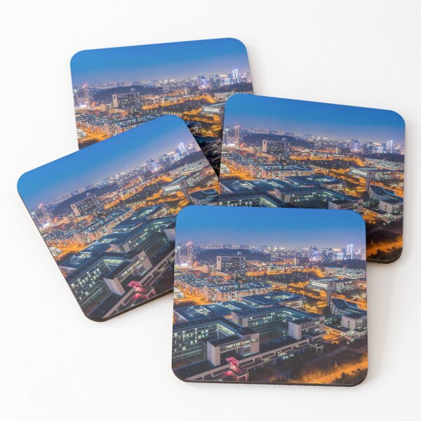 Item preview, Aerial Photography Night View Urban Architectural Landscape designed and sold by JTS STORE.