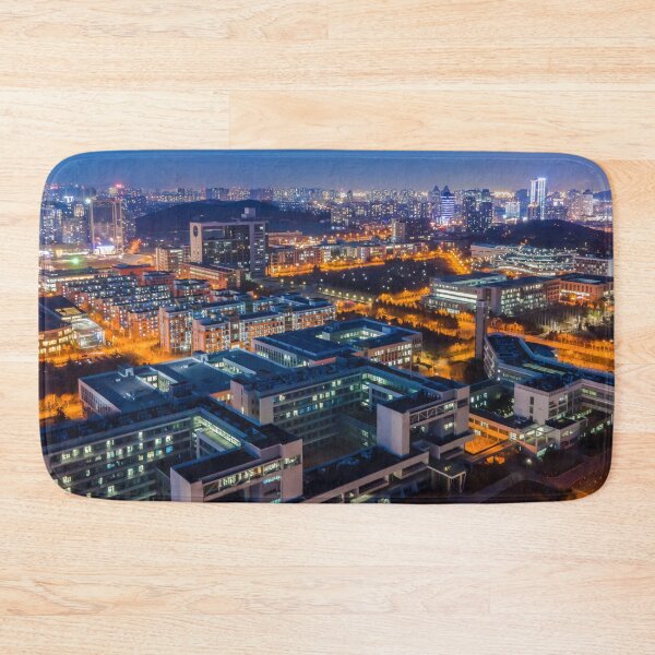 Item preview, Aerial Photography Night View Urban Architectural Landscape designed and sold by JTS STORE.