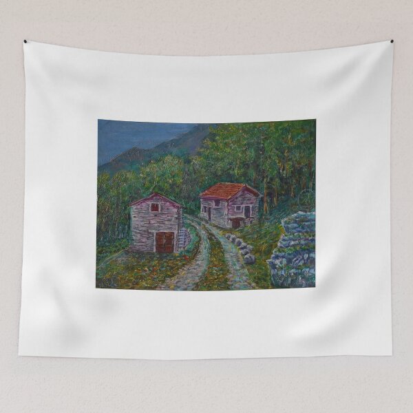 Item preview, Oil Painting - Swiss Country Road, Take Me Home... designed and sold by Igor Pozdnyakov.