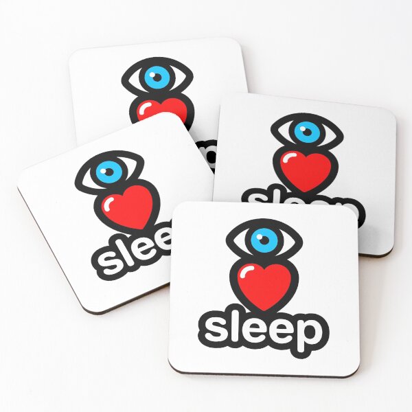 Item preview, i love sleep (vertical) designed and sold by MisterSquid.