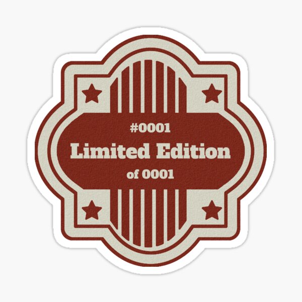 Item preview, Limited Edition #0001 of 0001 canvas badge (red) funny designed and sold by SolidEarthArt.