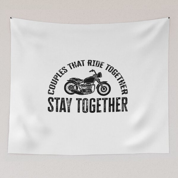 Item preview, Couples That Ride Together, Stay Together designed and sold by FuntasticDez.