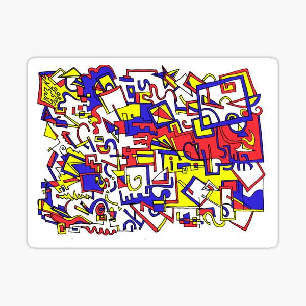 Abstract Sticker