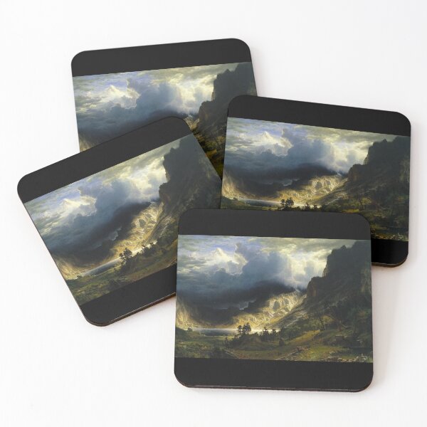 Item preview, A Storm in the Rocky Mountains, Mt. Rosalie - Albert Bierstadt designed and sold by 2Girls1Shirt.