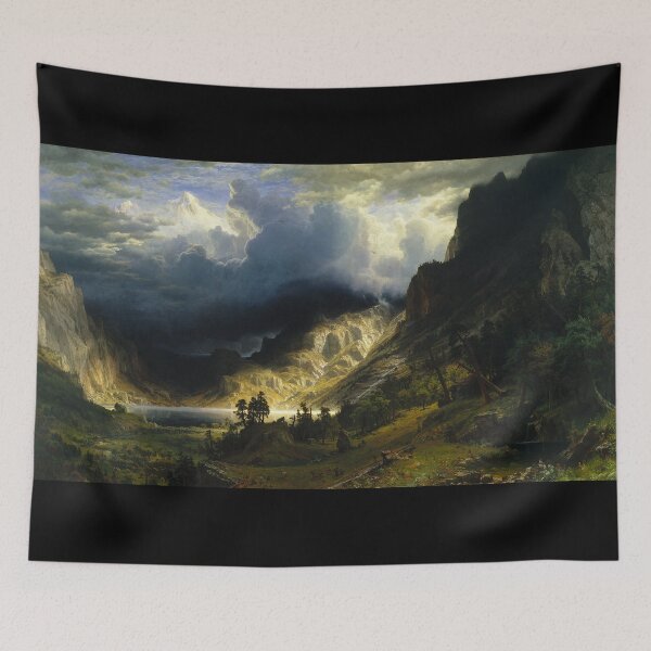 Item preview, A Storm in the Rocky Mountains, Mt. Rosalie - Albert Bierstadt designed and sold by 2Girls1Shirt.