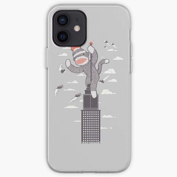 Sock Monkey Just Wants a Friend iPhone Soft Case