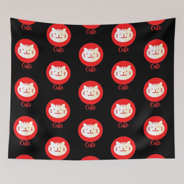 Item preview, Cute Cat With Red Nose designed and sold by Joy Poddar.