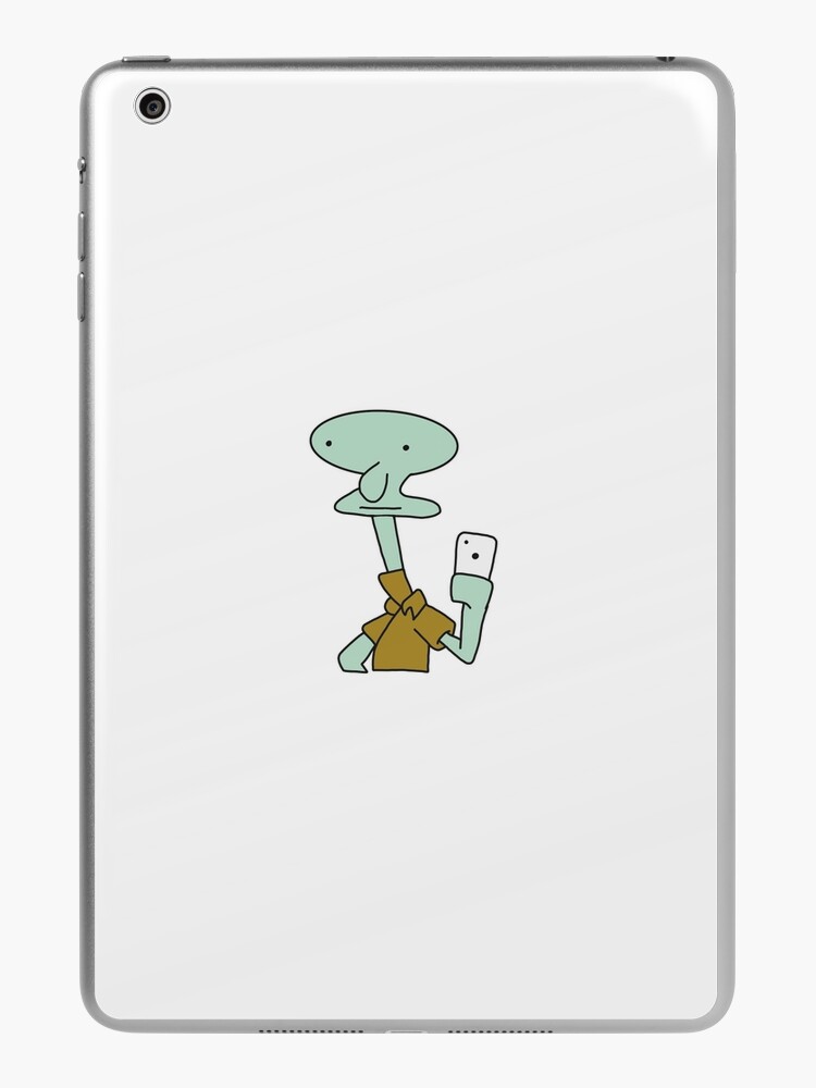 Squidward Tentacles taking a selfie in front of a mirror iPad Case & Skin  for Sale by Loulig