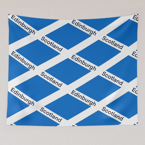 Item preview, Edinburgh, Scotland Saltire flag designed and sold by Louisa Powell.