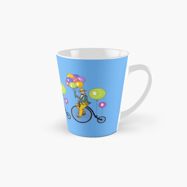 Item preview, Bicyclist with Balloons designed and sold by KatydidKay.
