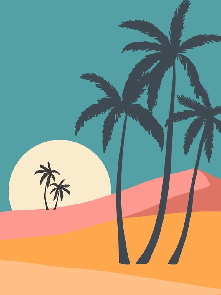 Thumbnail 4 of 4, iPhone Case, Abstract Colorful Landscape Poster Collection designed and sold by Rittichai.