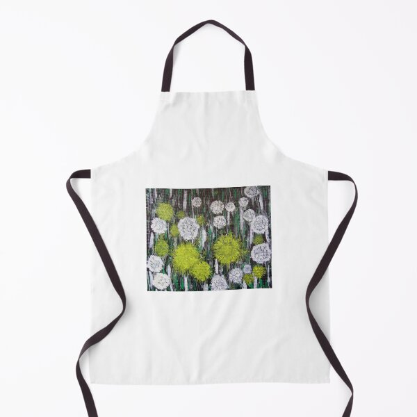 Item preview, white and yellow dandelions on a green meadow designed and sold by Olga Kydryavskaya.