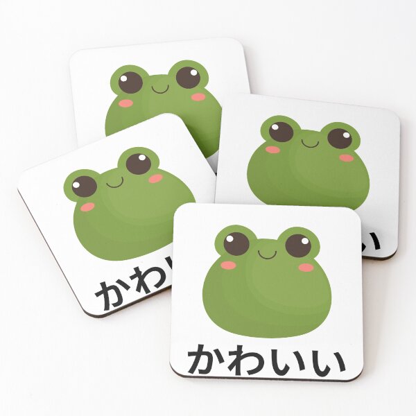 Item preview, Frog Kawaii Chibi Anime Kanji Japanese designed and sold by Massaie55.