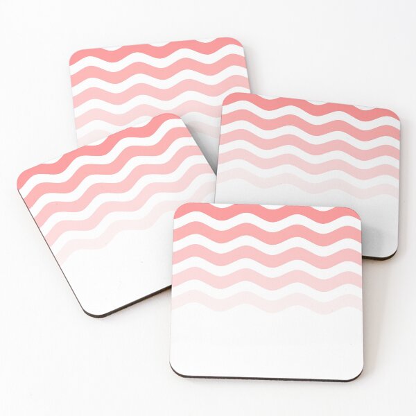 Item preview, red waves seamless simple pattern designed and sold by mikrocosmox.