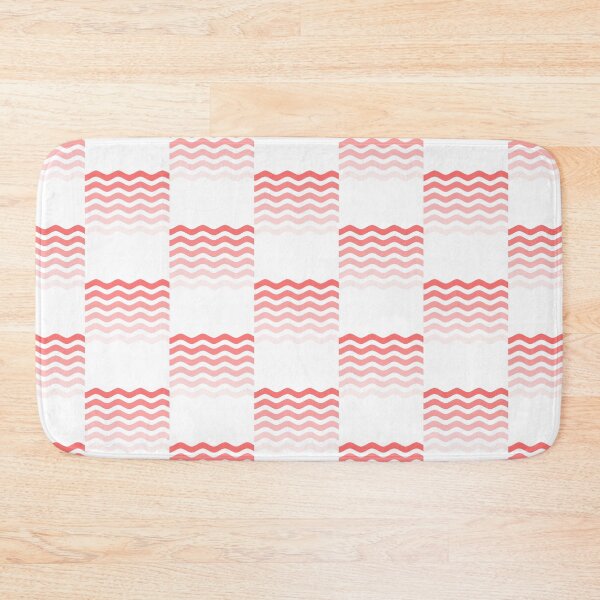 Item preview, red waves seamless simple pattern designed and sold by mikrocosmox.
