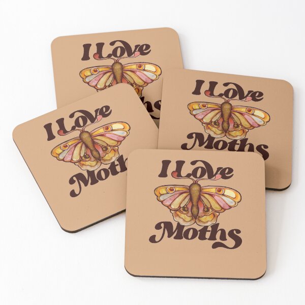 Item preview, I Love Moths designed and sold by FrictionMaxxing.