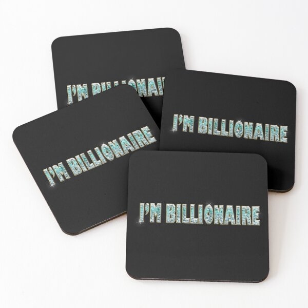 Item preview, I'M BILLIONAIRE / DIAMOND EDITION (most expensive product on Redbubble) designed and sold by Starkew.